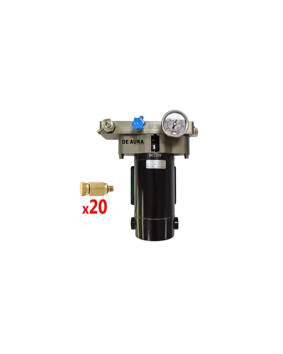 High-pressure fogging kit, 1LPM